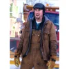 Snow Day 2022 Jerry Trainor Brown Jacket