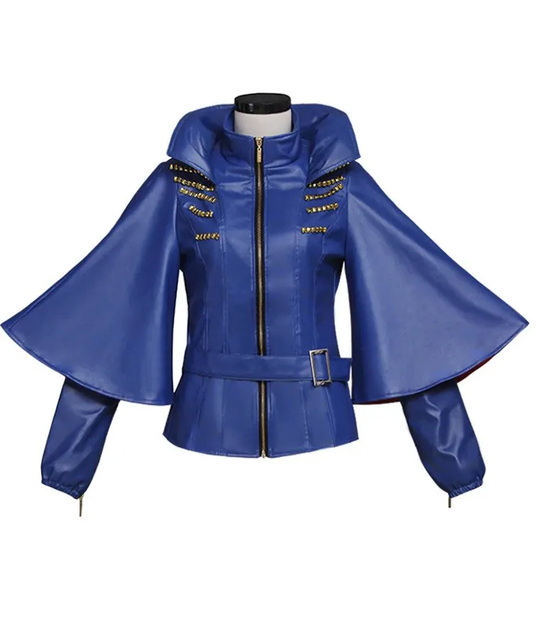 Sofia Carson Descendants Studded Leather Jacket