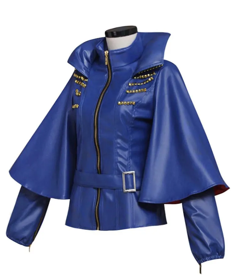 Sofia Carson Descendants Studded Leather Jacket - Image 2