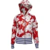 I Love America Lisa Floral Printed Jacket
