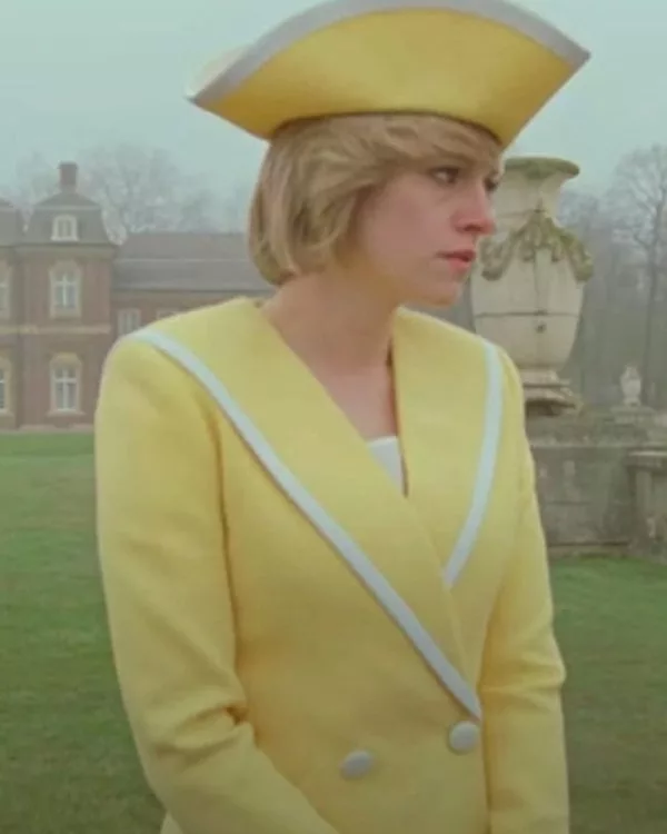 Spencer Diana Yellow Peacoat - Image 2
