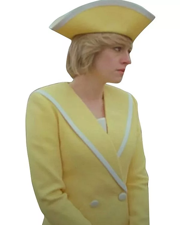 Spencer Diana Yellow Peacoat