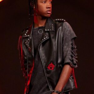 Spider-Man Across the Spider-Verse Spider Punk Leather Vest