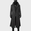 Spider Man Into The Spider Verse Noir Trench Coat - Image 2