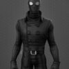 Spider-Man Into the Spider-Verse Noir Black Leather Vest - Image 4