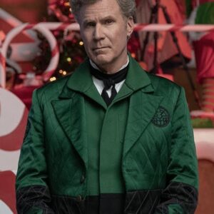 Spirited Will Ferrell Plaid Coat