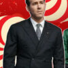 Spirited Ryan Reynolds Black Blazer