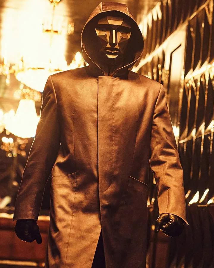 Squid Game Frontman Leather Coat