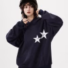 Star Print Hoodie