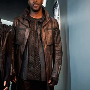 Cleveland Booker Star Trek Discovery S03 Leather Coat