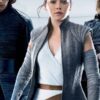 Star Wars The Last Jedi Daisy Ridley Grey Vest