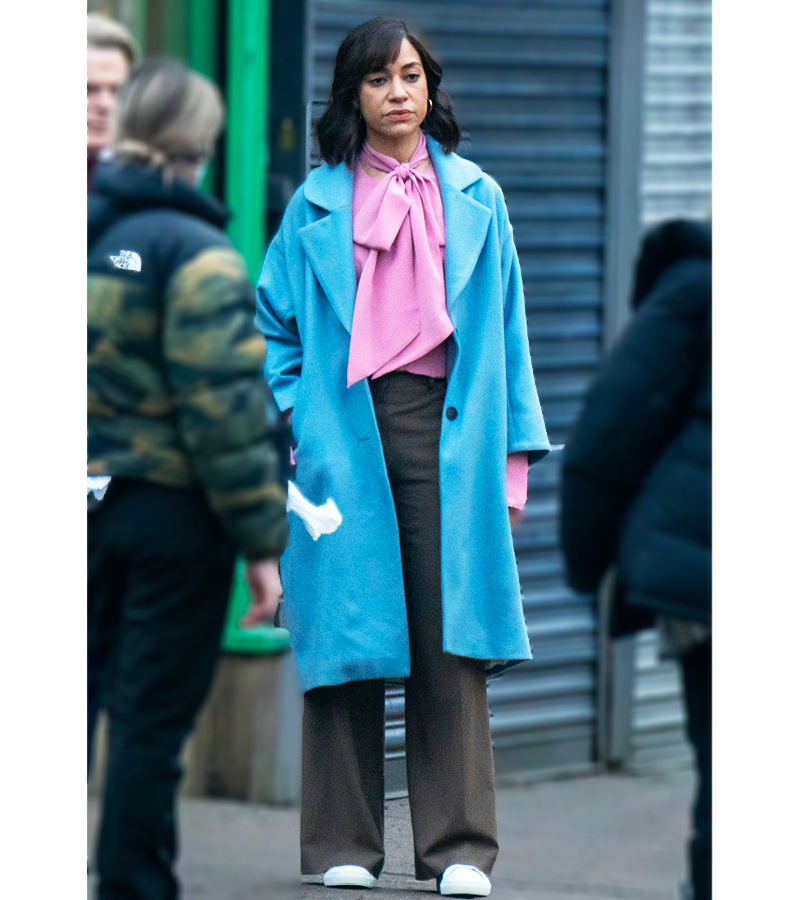 Stay Close Megan Blue Coat