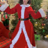 Designing Christmas Stella Santa Claus Coat