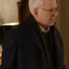 Only Murders In the Building S02 Steve Martin Black Fur Coat