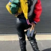 Streetwear Patchwork Bomber Jacket