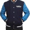 El Diablo Suicide Squad Blue Varsity Jacket