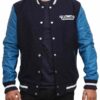 El Diablo Suicide Squad Blue Varsity Jacket - Image 2