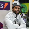 Eagles Super Bowl LIX Opening Night Tech Fleece Half-Zip Jacket