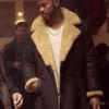 Trevor Jackson Superfly Leather Shearling Coat