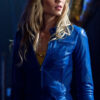 Supergirl Smallville Laura Vandervoort Leather Jacket Blue