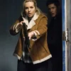 Donna Hanscum Supernatural Shearling Suede Jacket - Image 2