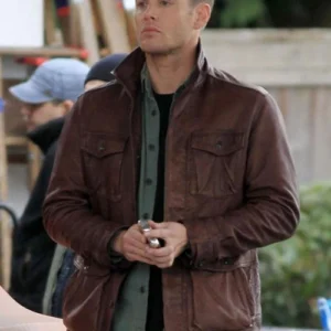 Dean Winchester Supernatural S07 Brown Leather Jacket