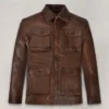 Dean Winchester Supernatural S07 Brown Leather Jacket
