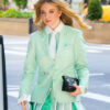 Sydney Sweeney Mint Green Blazer