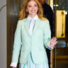 Sydney Sweeney Mint Green Blazer - Image 2