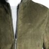 Slim-fit Suede Bomber Jacket Men's - Image 2