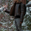 Power TV Series Tasha St. Patrick Sheepskin Shearling Jacket - Image 2