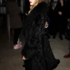Charlotte Simone Taylor Swift Black Faux Fur Coat