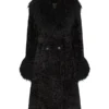 Charlotte Simone Taylor Swift Black Faux Fur Coat