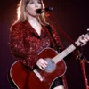 Taylor Swift The Eras Tour 2023 Red Sequin Coat