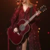 Taylor Swift The Eras Tour 2023 Red Sequin Coat