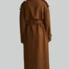 Taylor Swift Brown Wool Coat - Image 4