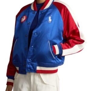 Team USA Satin Baseball Jacket
