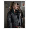Ted Lasso S03 Juno Temple Black Puffer Jacket - Image 4