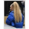 Ted Lasso S03 Keeley Jones Blue Puffer Jacket - Image 2