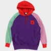 Teddy Fresh Color Block Hoodie