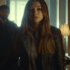 The Cellar 2022 Abby Fitz Brown Leather Jacket