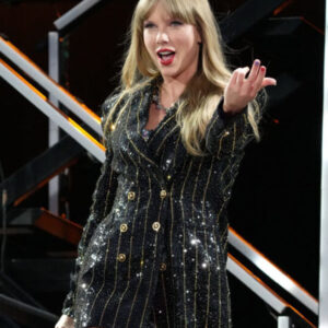 The Eras Tour Taylor Swift Black Sequin Blazer
