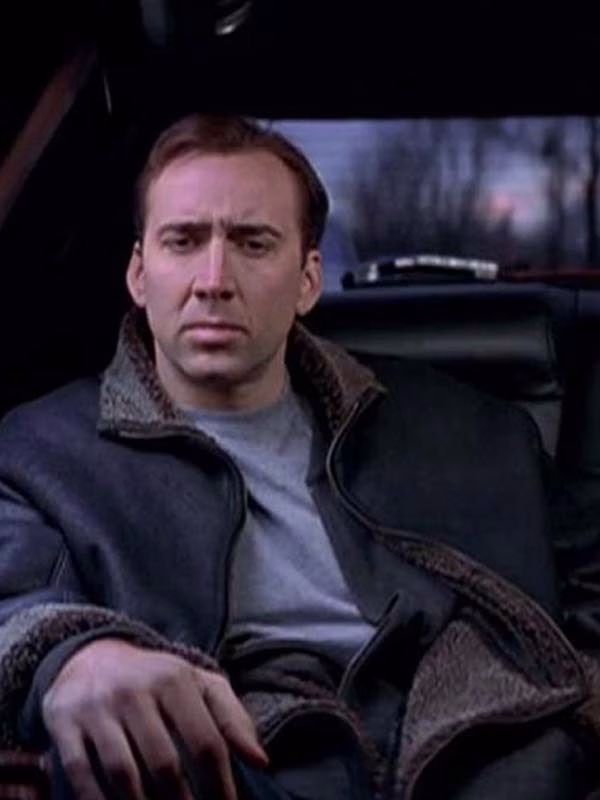 The Family Man Nicolas Cage Shearling Jacket