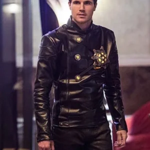 The Flash Deathstorm Black Leather Jacket