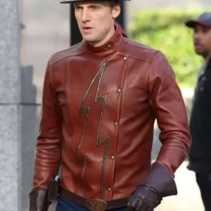 Jay Garrick The Flash Brown Leather Jacket