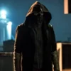 The Flash S05 Cicada Black Hooded Coat - Image 2