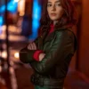 The Flash Natalie Dreyfuss Leather Jacket