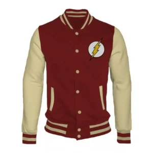 The Flash Varsity Bomber Jacket