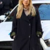 Cassie Bowden The Flight Attendant Black Peacoat