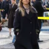 Cassie Bowden The Flight Attendant Black Peacoat